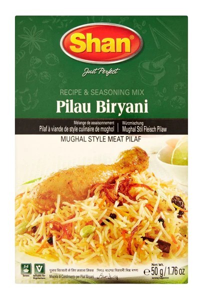 Shan Pilau Biyani Masala 50g for Pakistan spice food