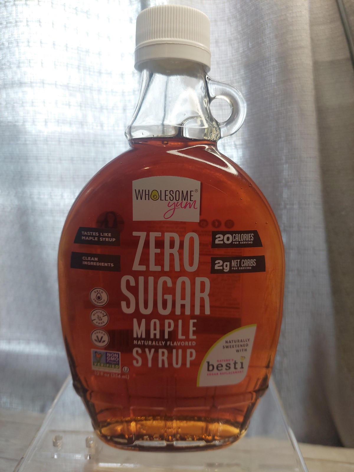 Wholesome Yum Zero Sugar Maple Syrup Keto Maple Syrup Expires 09/09/2028