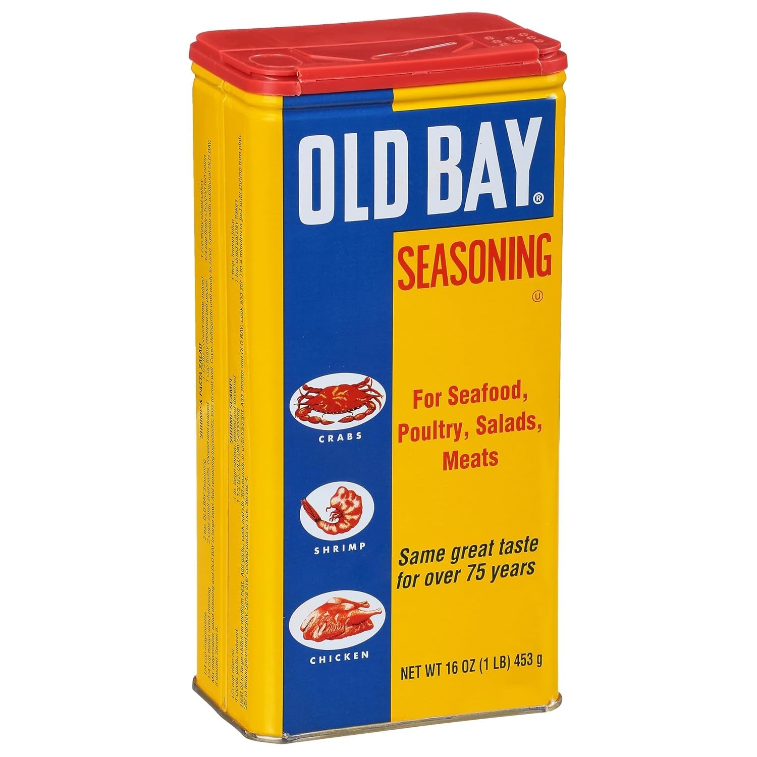 OLD BAY Seasoning 16 oz Tin – Iconic 18‑Spice Blend for Seafood & More