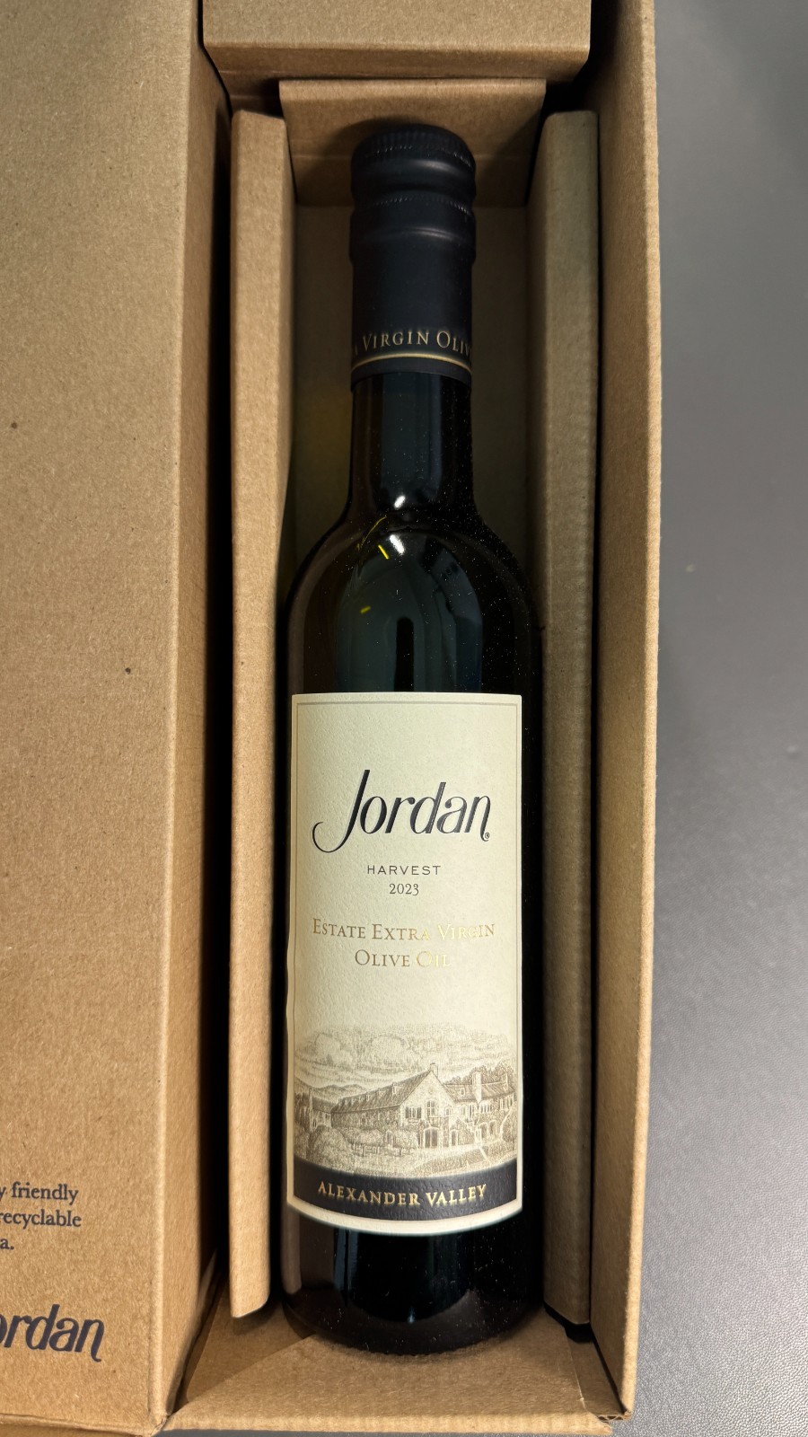 Jordan Winery Harvest 2023 ESTATE Extra Virgin Olive Oil 350ML Alexander Valley