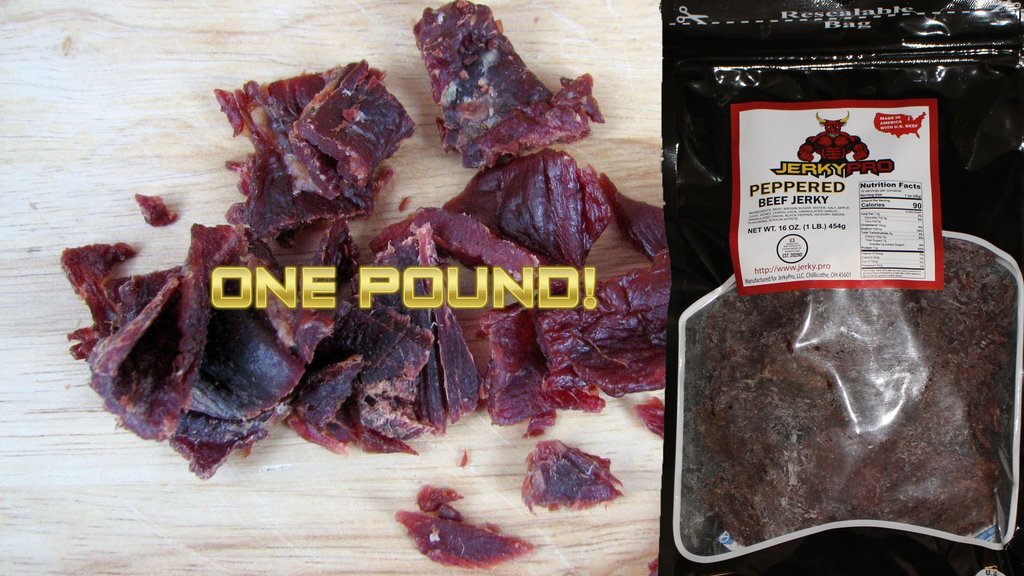 *National Jerky Award Winner* JerkyPro STEAK Beef Jerky *Free Shipping* 1 Pound