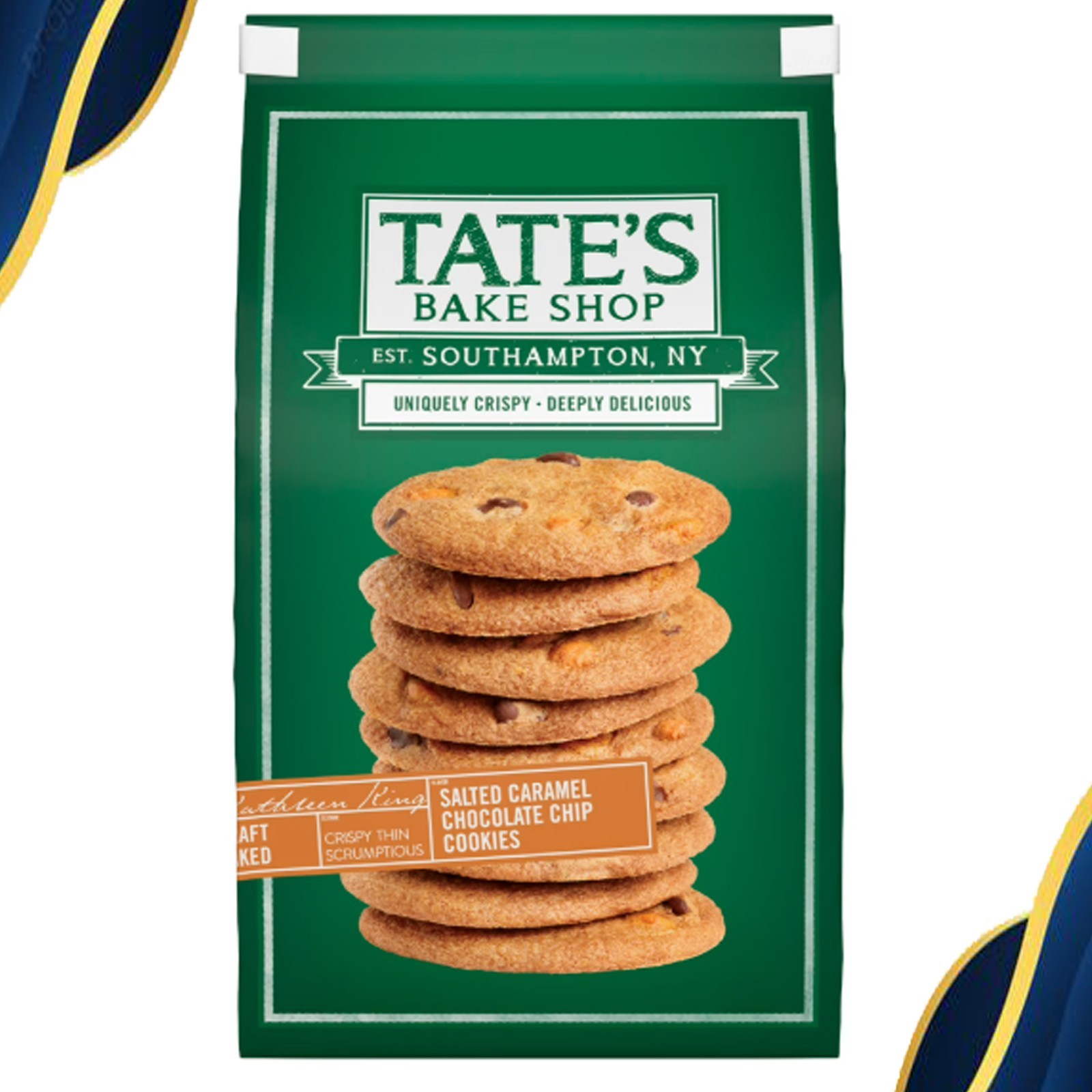 Tate’s Bake Shop Salted Caramel Chocolate Chip Cookies, 6.5 oz – Free Shipping
