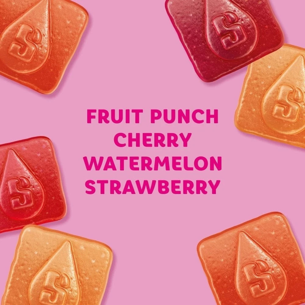 STARBURST GOODIES FaveREDS Plant-Based Fruit Gummies, 1.8 Oz, 12 Pack,EXP. 08/26