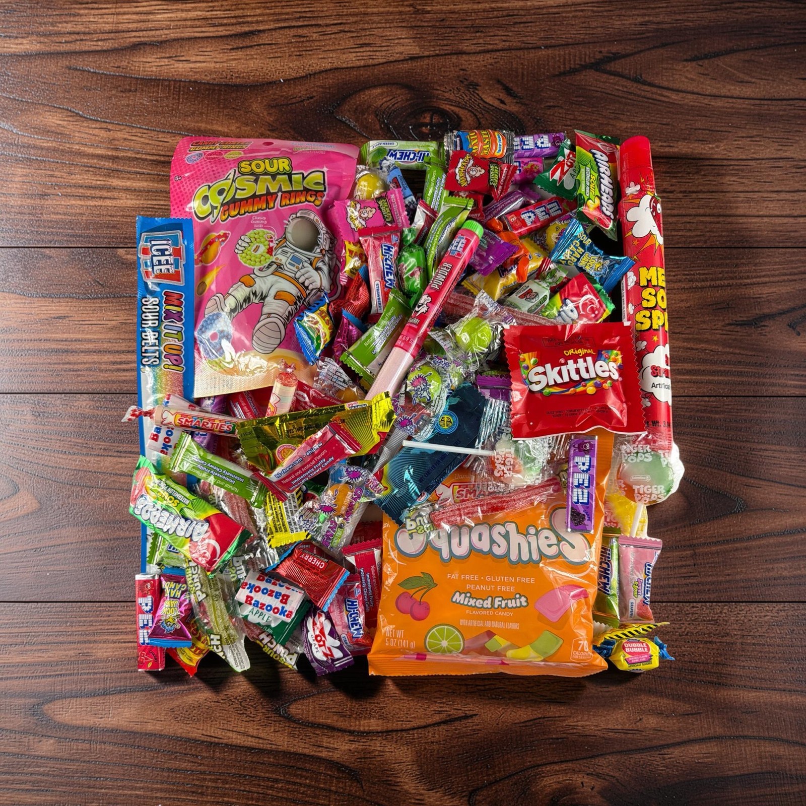 Mixed Wrapped Branded Candy 5 lb Ultimate Variety Mix, Sweet, Sour & Full Size A