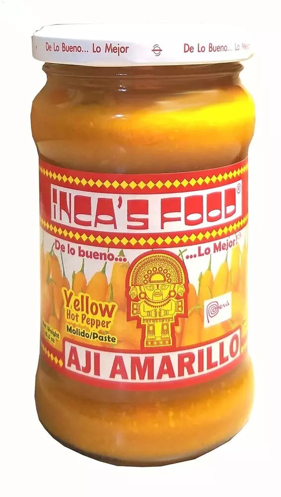 Incas Food Aji Amarillo – Yellow Hot Pepper Molido/paste 10.5oz – Product of Pe