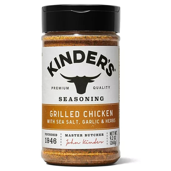 Kinder’s Grilled Chicken Seasoning 9.2 oz.