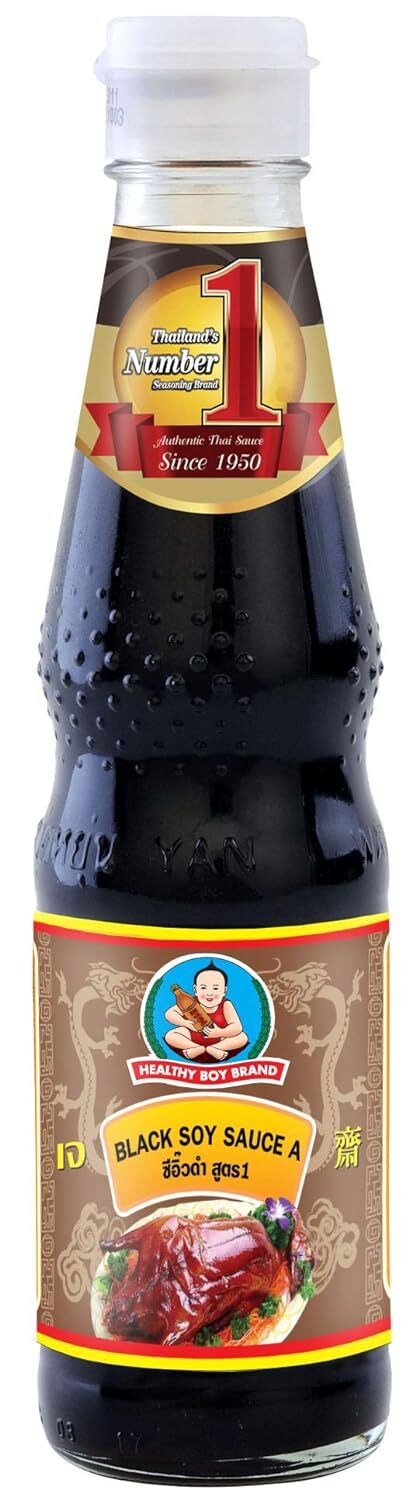 Thai Black Soy Sauce, 14 Ounces, Product Of Thailand (1 Bottle)