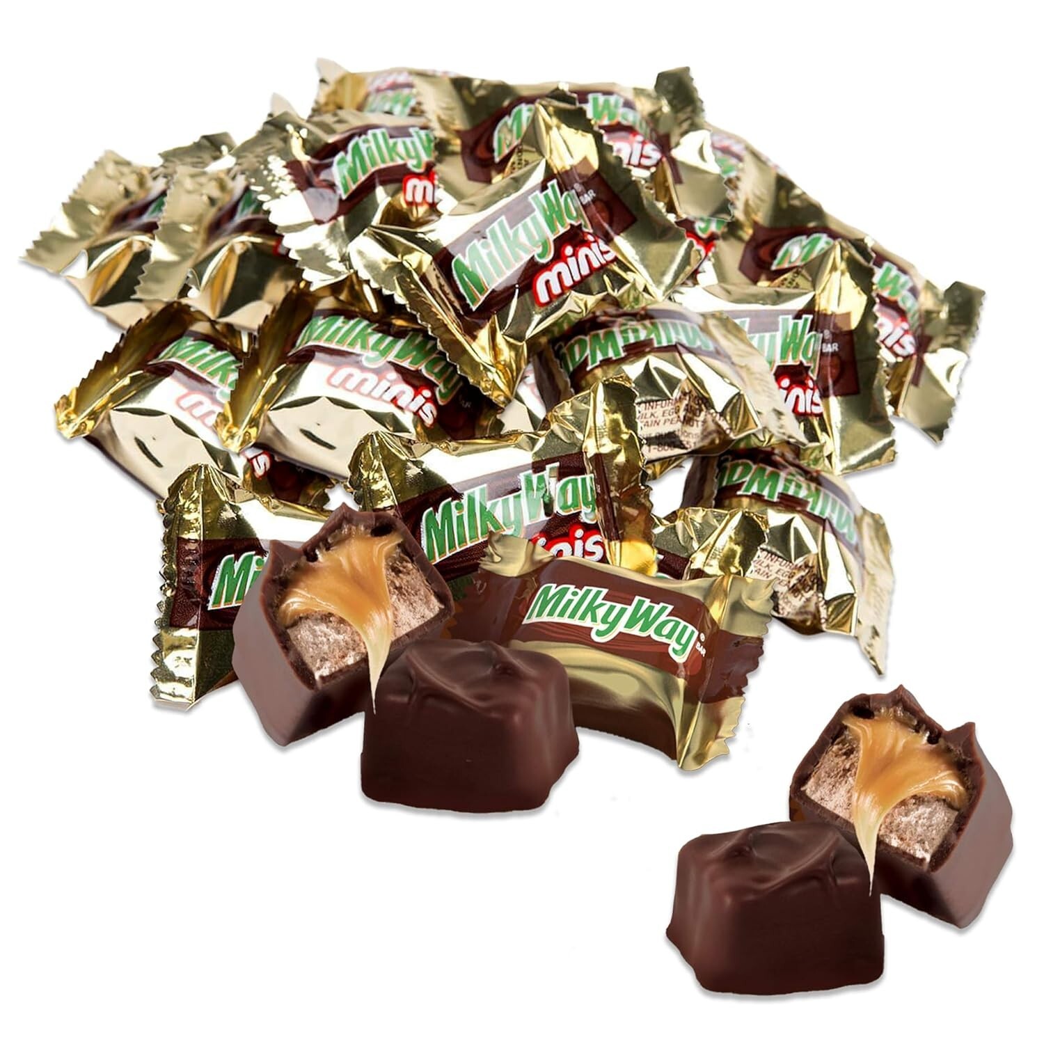 MILKY WAY Minis Milk Chocolate, Individually Wrapped, Bulk Candy Bars (2 Pounds)