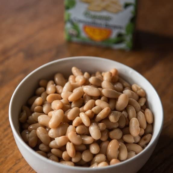 Jack’s Organic Cannellini White Beans 13.4 Oz Pack of 8 Non GMO Low Sodium