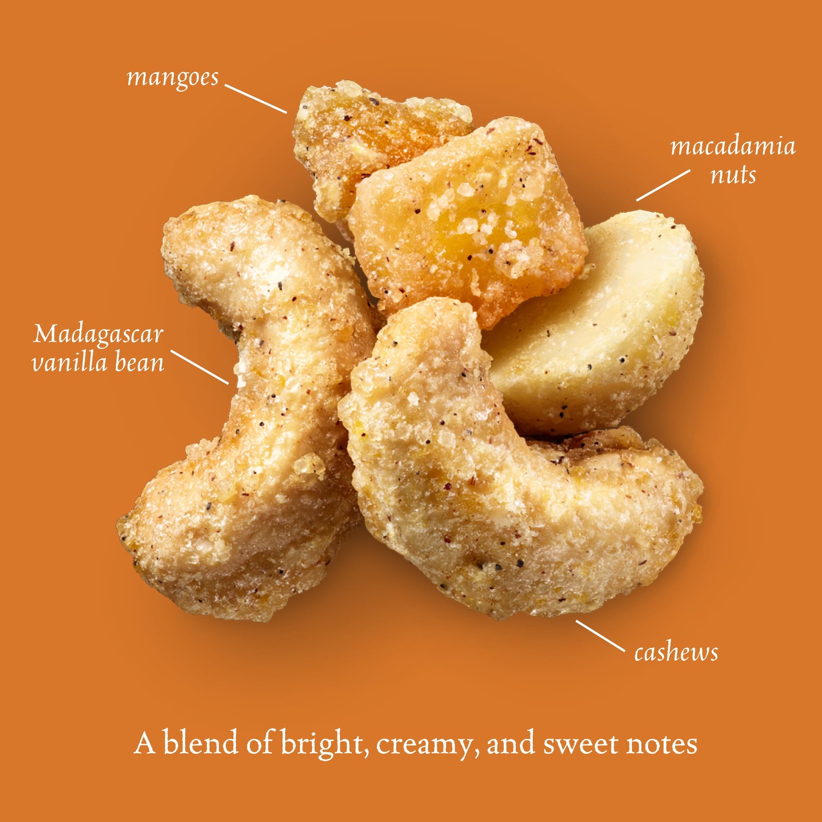 Sahale Snacks Tangerine Vanilla CashewMacadamia Glazed Mix,1.5 oz Grab & Go B…