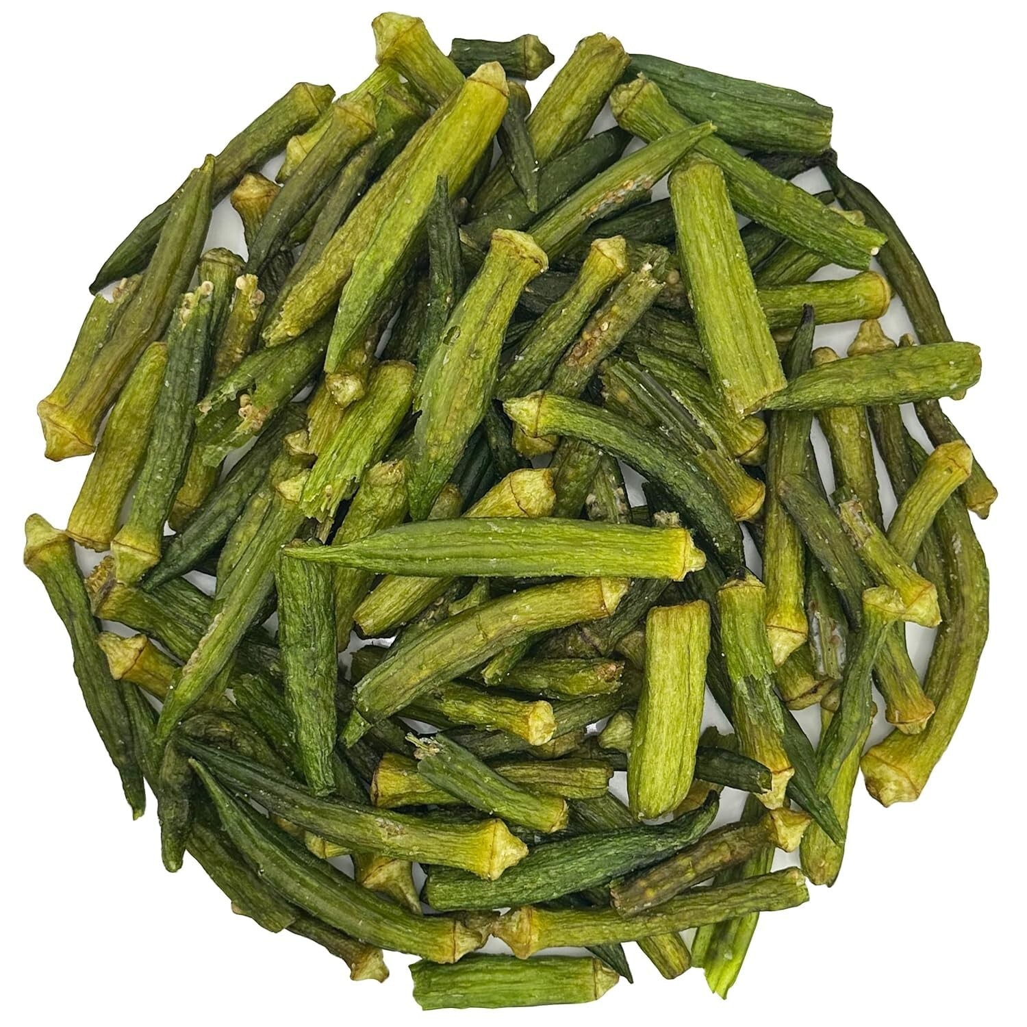 Natural Dried Okra Chips, Delicious Healthy Snack, No Sugar Added Crispy Veggie