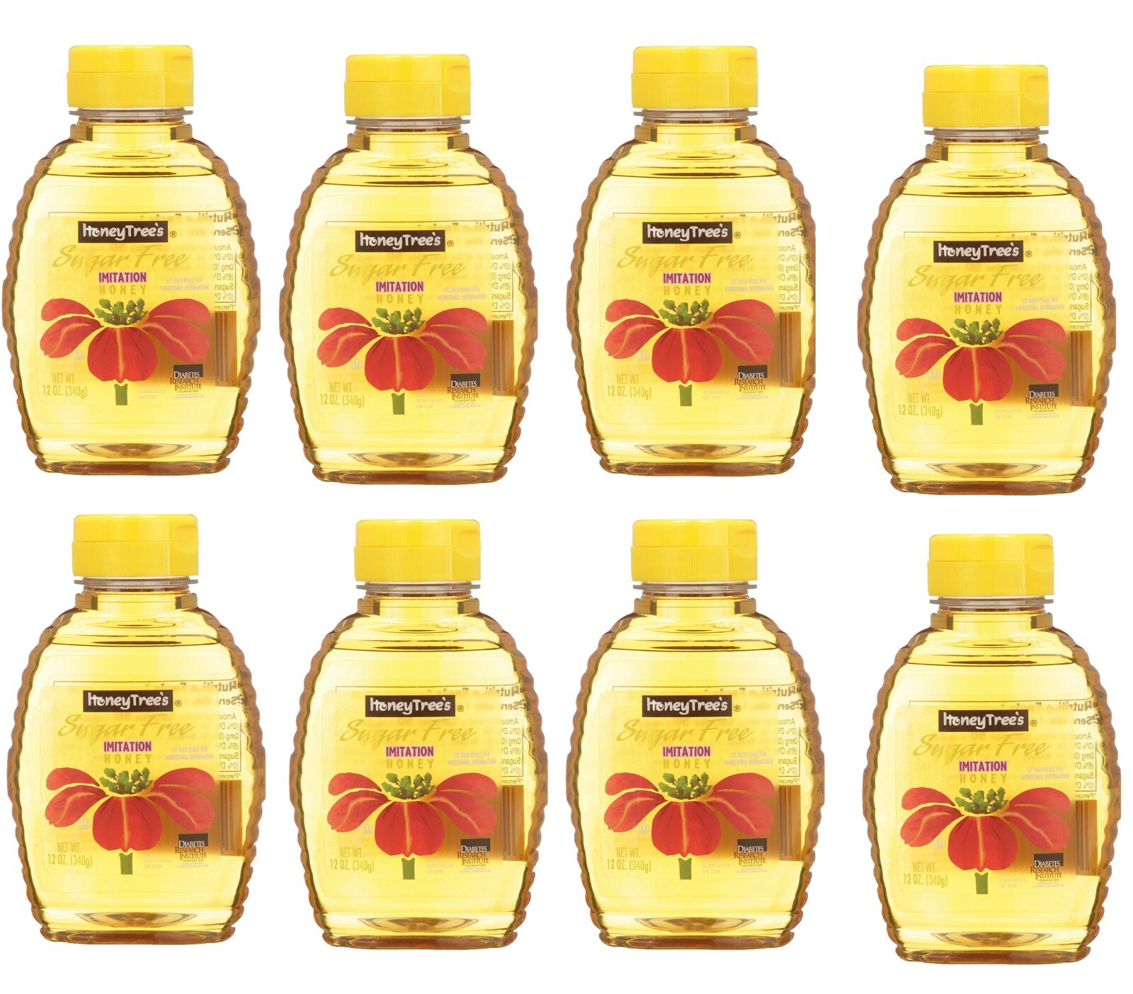 HoneyTree’s 8-Pack Sugar-Free Imitation Honey, 12 oz – Diabetic-Friendly Sweeten