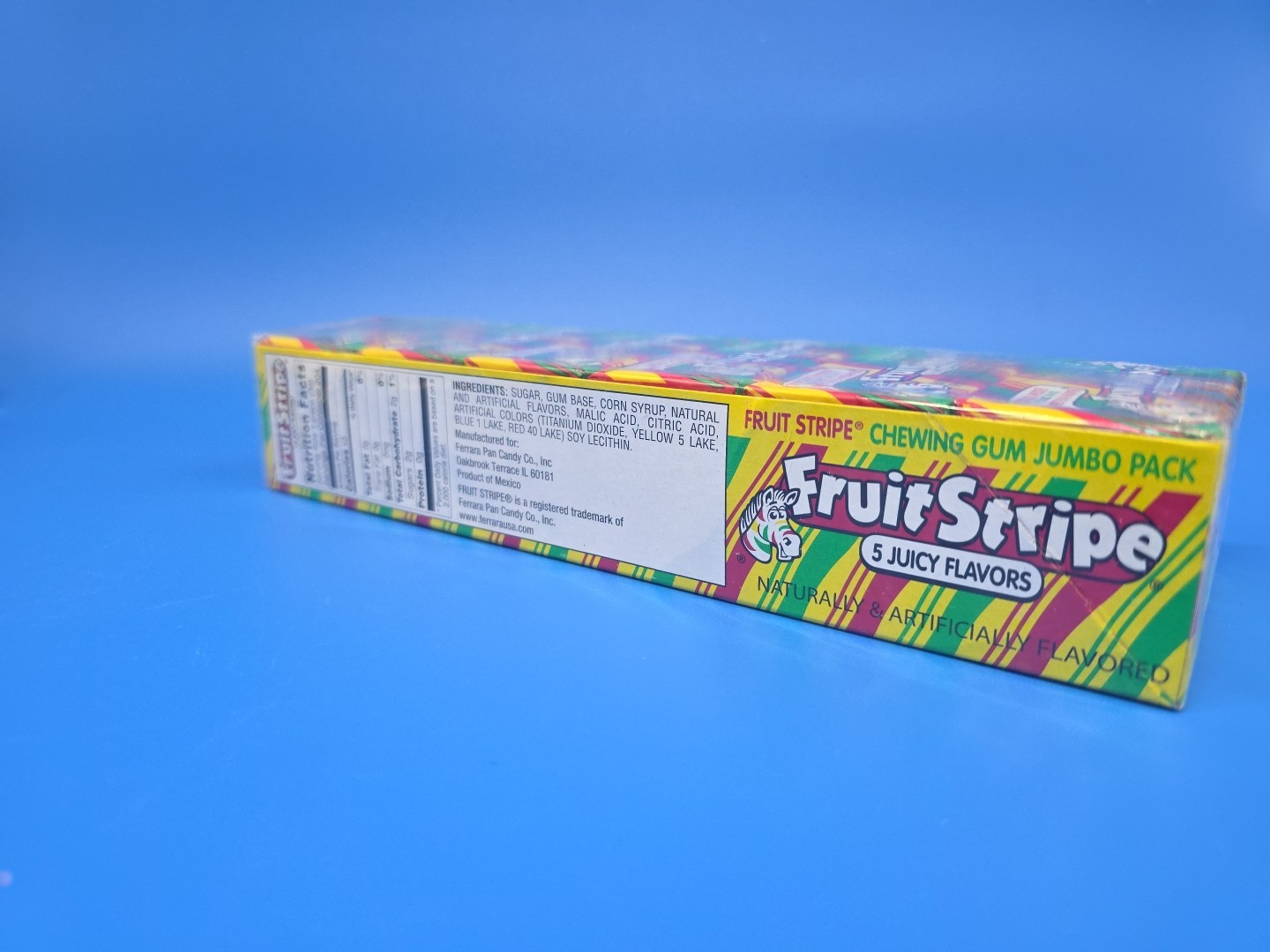 NOS Fruit Stripe Chewing Gum EXP 2017 12 Packs OUT OF PRODUCTION!