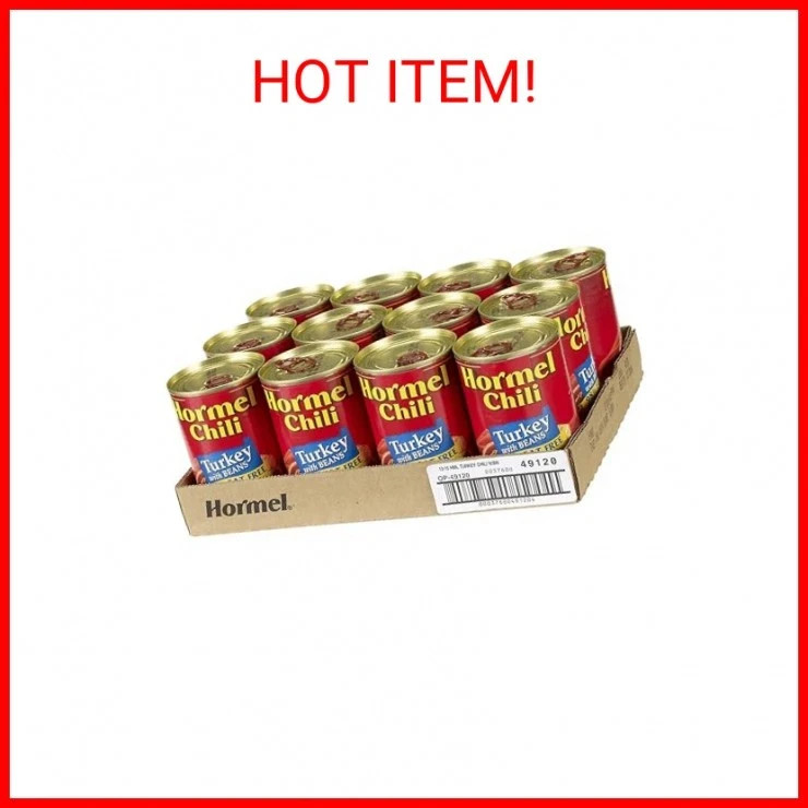 Hormel Chili Turkey with Beans, 15 Ounce (Pack of 12)