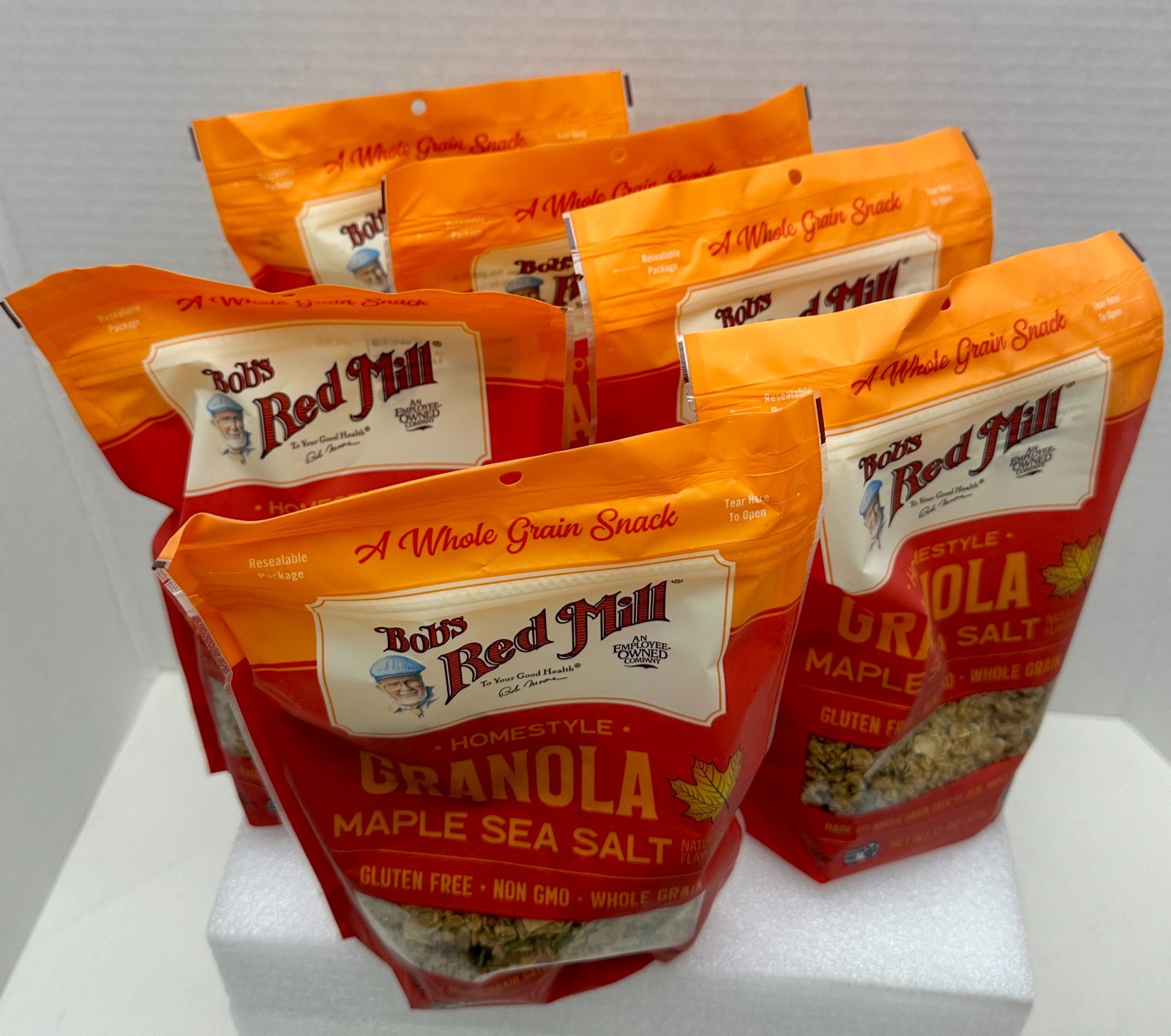 x6 Bob’s Red Mill Homestyle Granola Maple Sea Salt 11oz Each BB: 11/2026