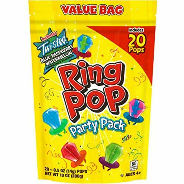 Ring Pop Individually Wrapped Variety Candy