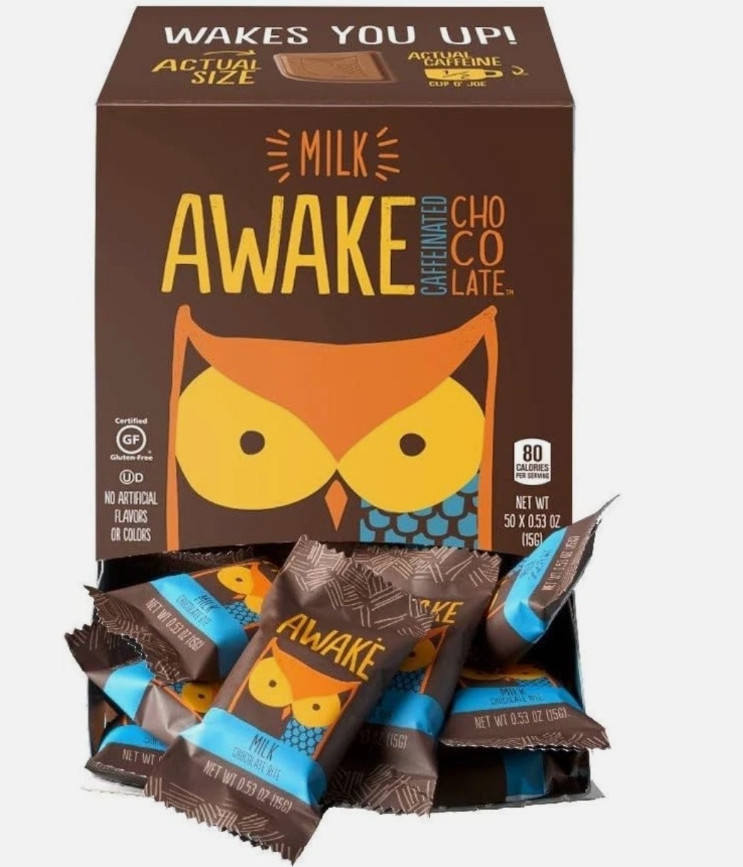 Awake Caffeinated Chocolate Energy Bites 50 count