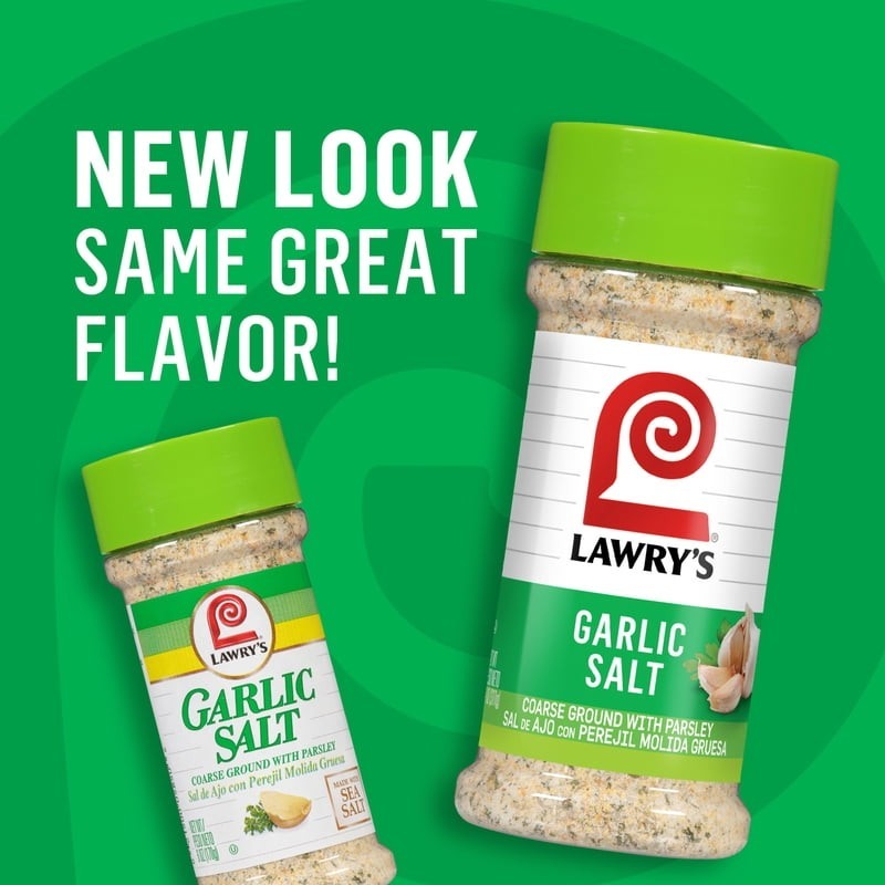 Lawry’s Kosher Classic Coarse Ground Garlic Salt, 11 oz Bottle