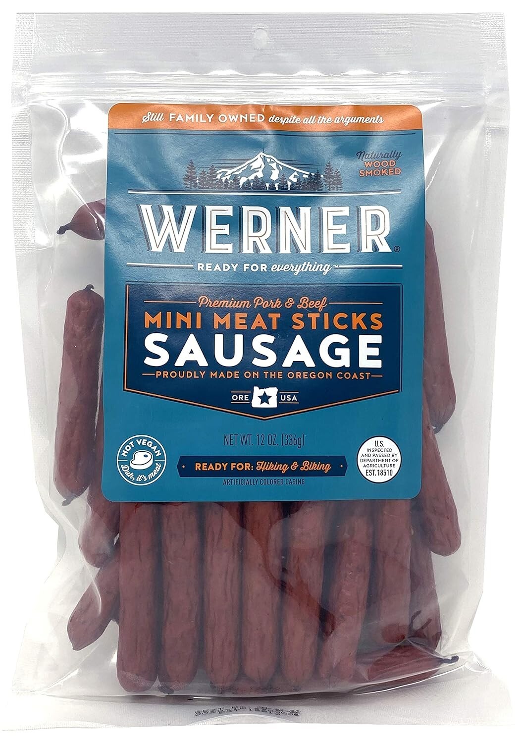 Werner 12 Oz Mini Sausage Meat Sticks Jerky
