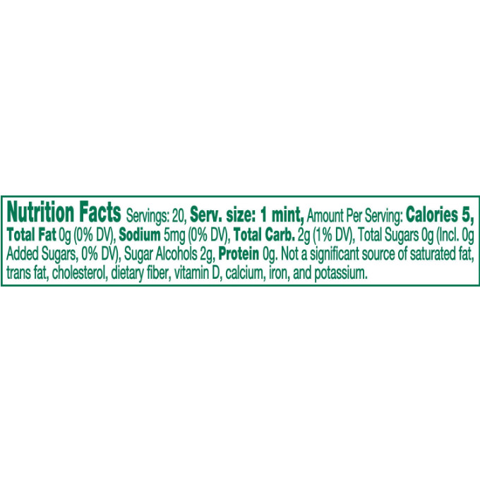 Breath Savers Spearmint Flavored Sugar Free Breath Mints, Tin 1.27 oz