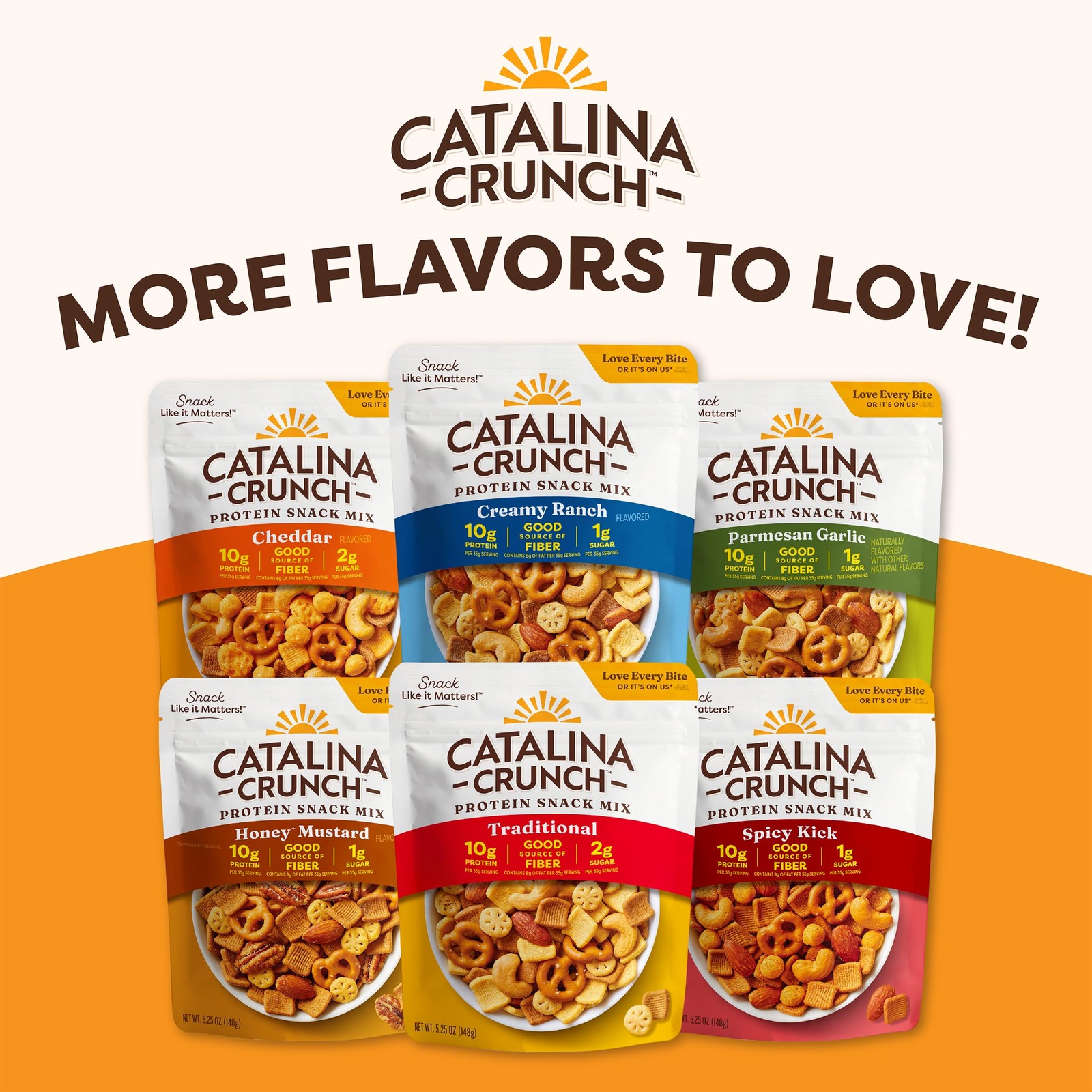 Catalina Crunch Protein Snack Mix with Cheese Crisps – 10g Protein, 2g Sugar …