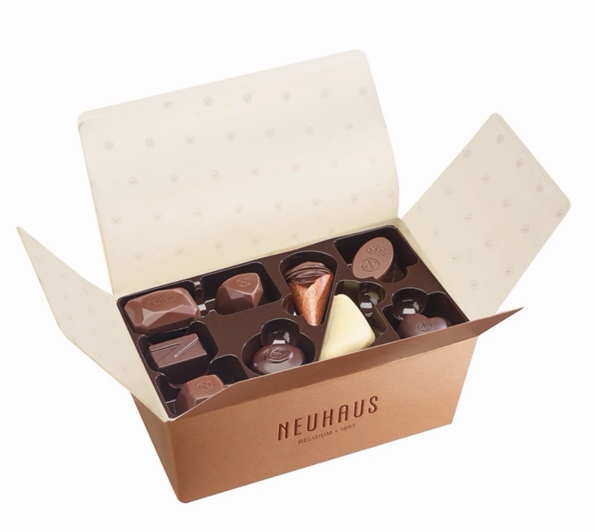 Neuhaus Chocolate Spring Ballotin 1/2 Lb Chocolate Candy Box