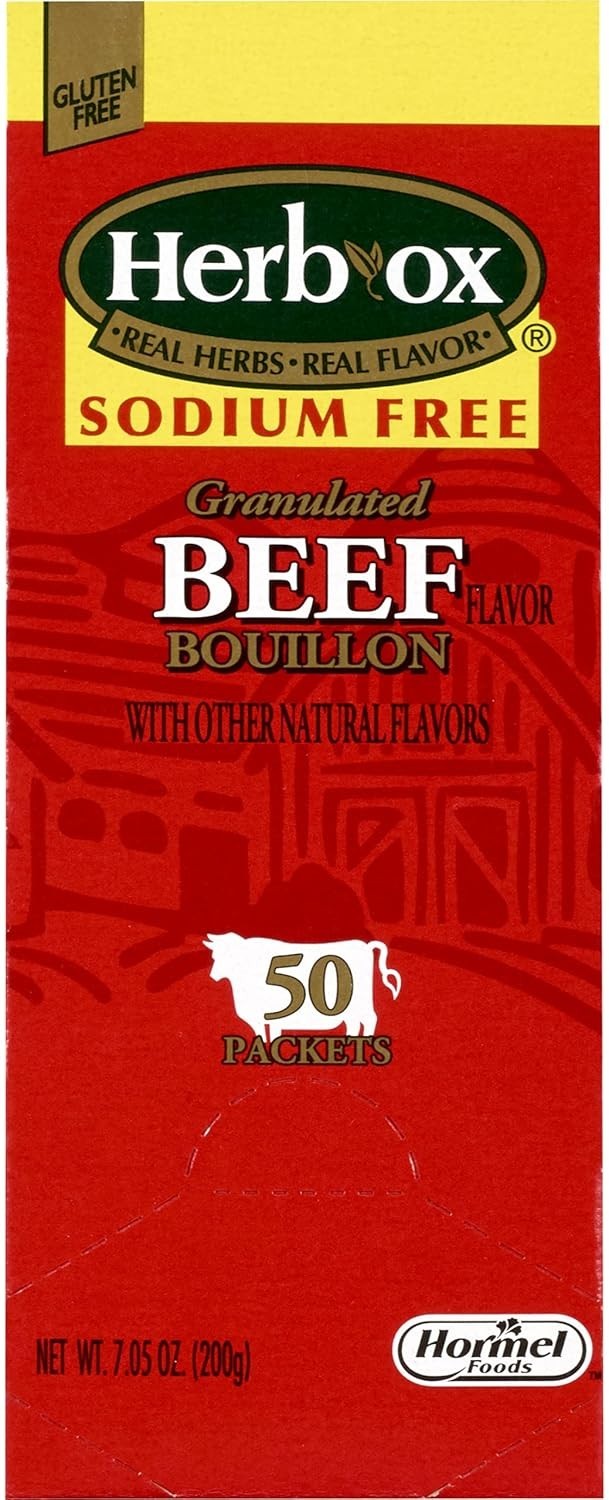 Herb-Ox Bouillon Bundle, Beef & Chicken, 100 Packets