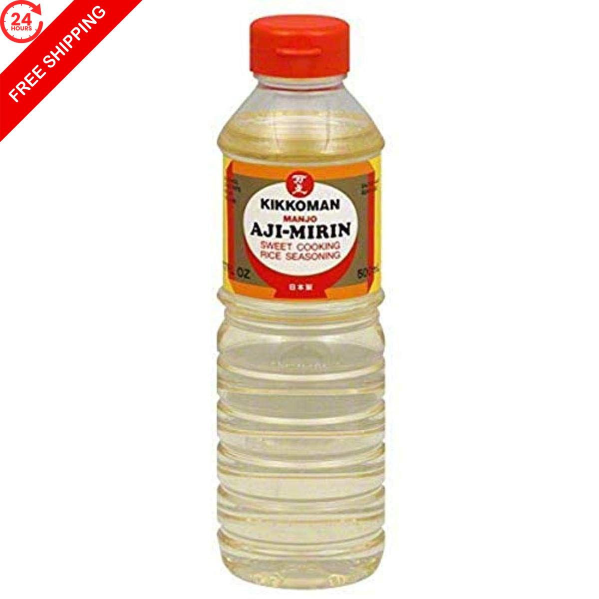 Kikkoman Manjo Aji Mirin, 17-Ounce Plastic Bottle (Pack 17 Fl Oz of 3)