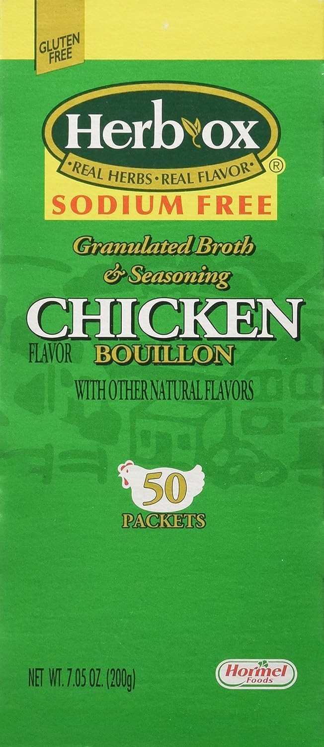 Hormel Herb Ox Sodium-Free Chicken Bouillon – 50 Packets