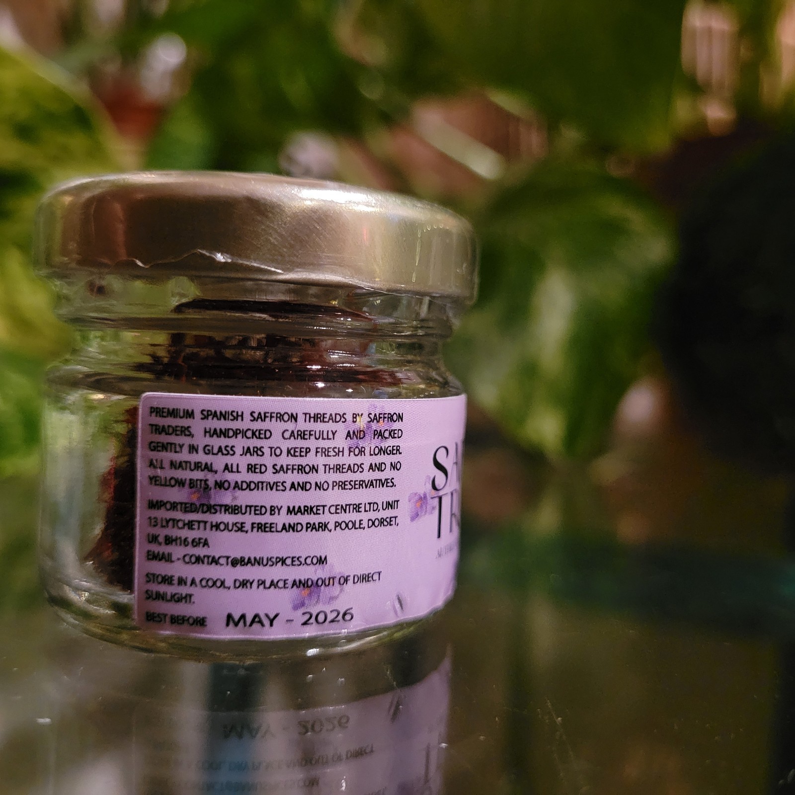 Saffron Traders Premium Grade all Red Certified Natural Saffron Threads – 1g