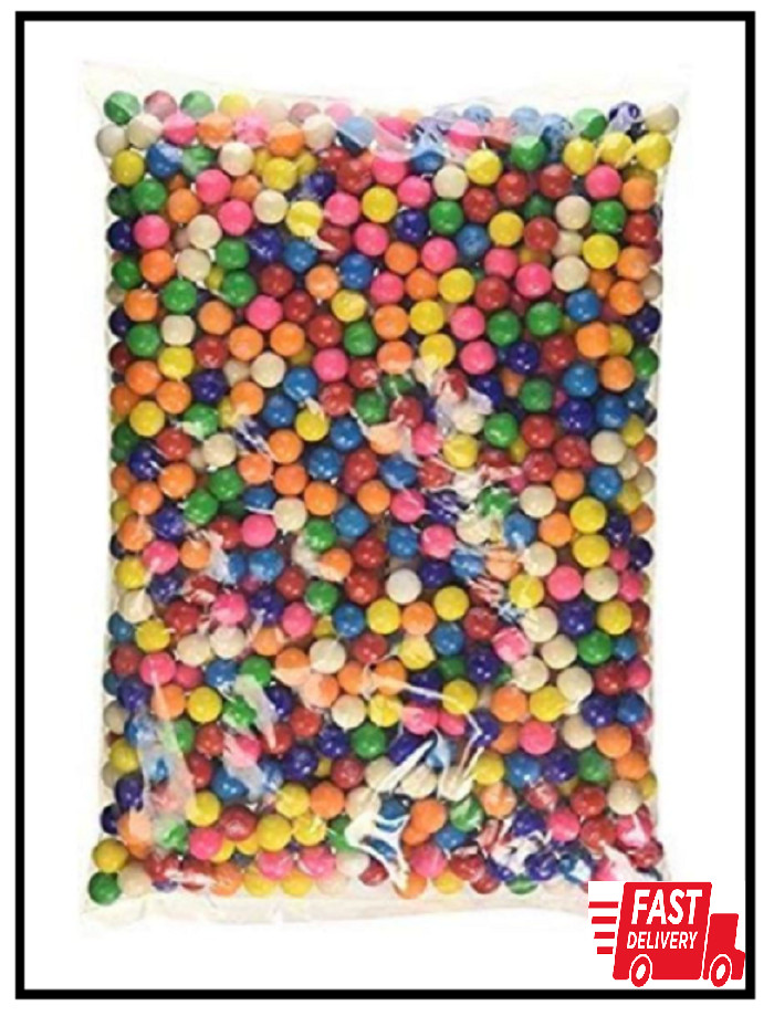 Dubble Bubble 14 Mm Size Small Gum Balls Bulk 2 Pounds Best in Quality New
