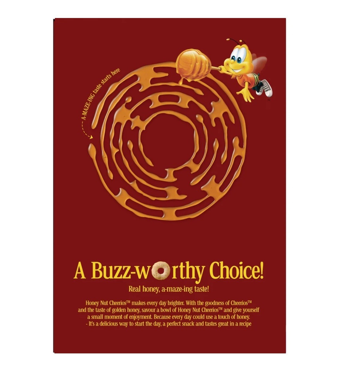Honey Nut Cheerios, Heart Healthy Gluten Free Breakfast Cereal, Mega Size, 27.2.