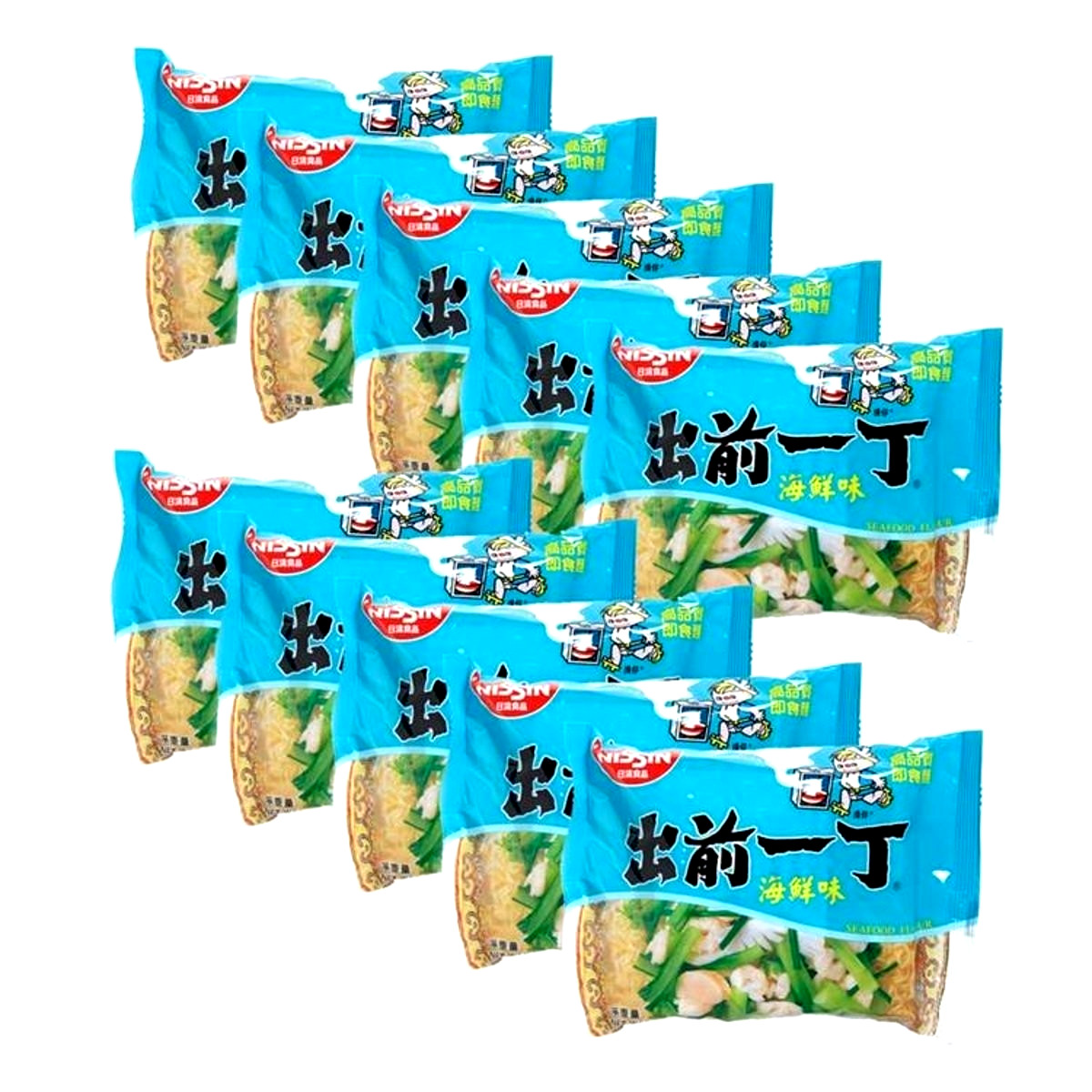 Nissin SeaFood Demae Ramen Instant Noodles 3.53 oz x 10 Packs~03/11/2027