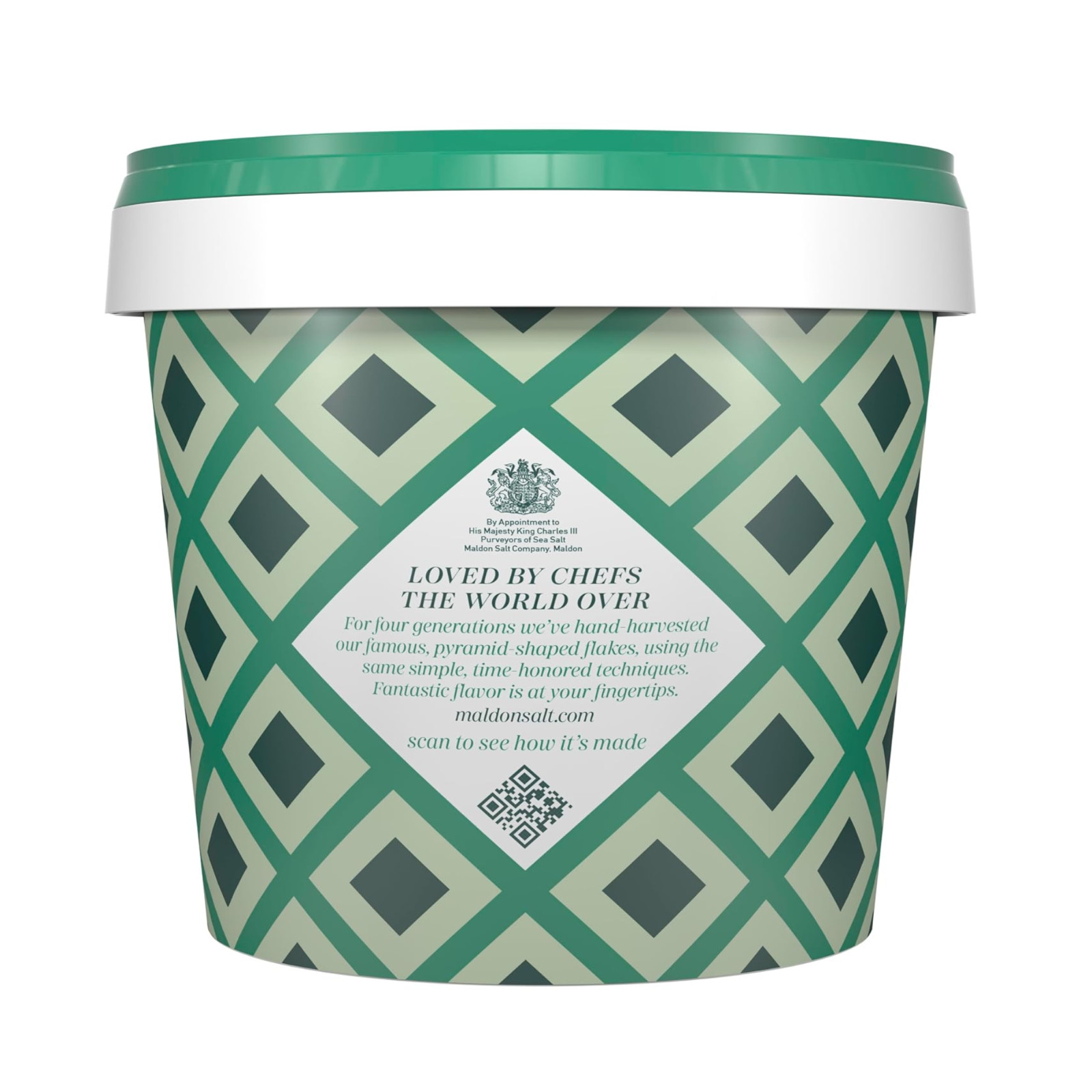 Maldon Salt, Sea Salt Flakes, 20 oz (570 g), Resealable Tub – Kosher, Natural, U