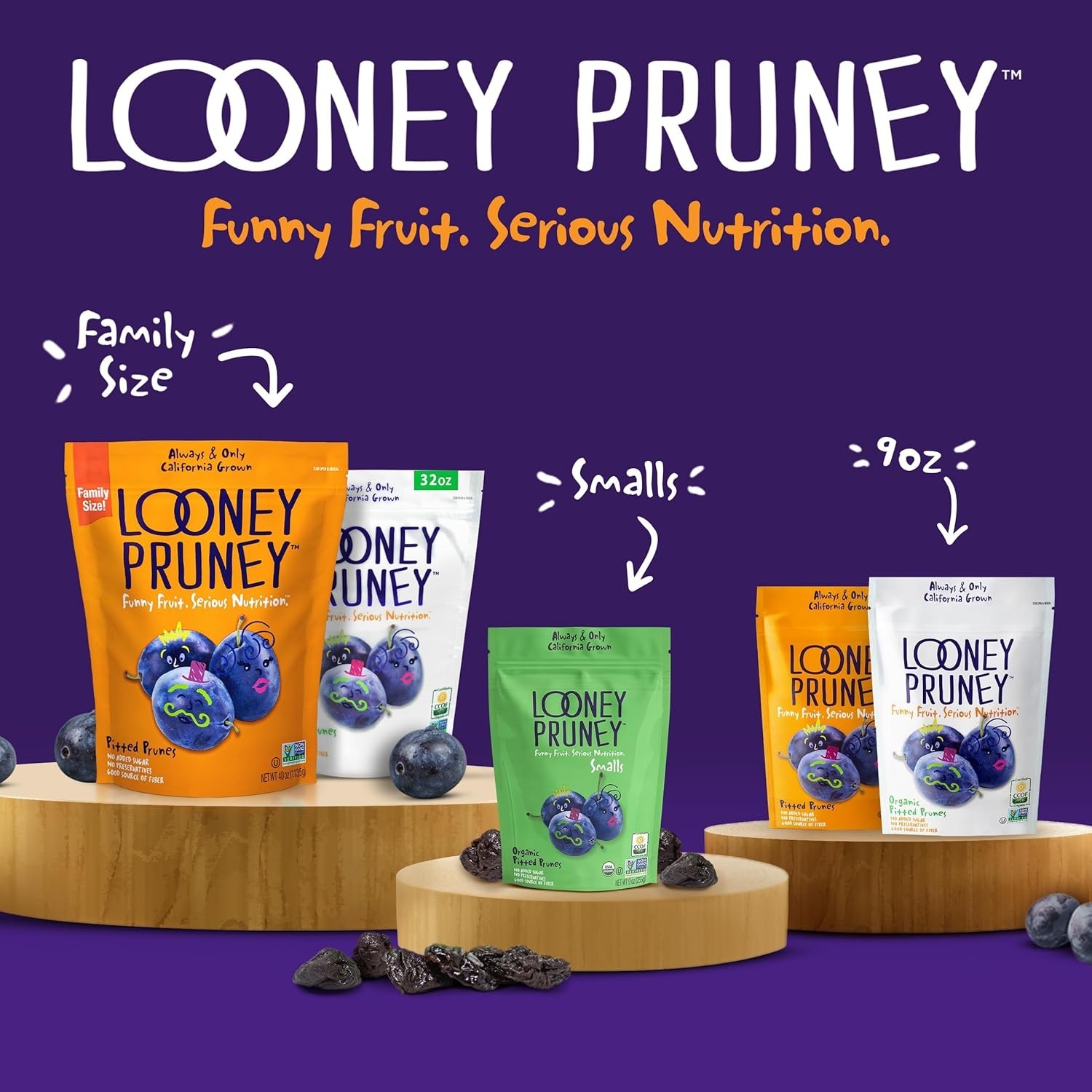 Wholesome Organic Prune Snacks – No Sugar & Preservatives, Perfect for On-the-Go