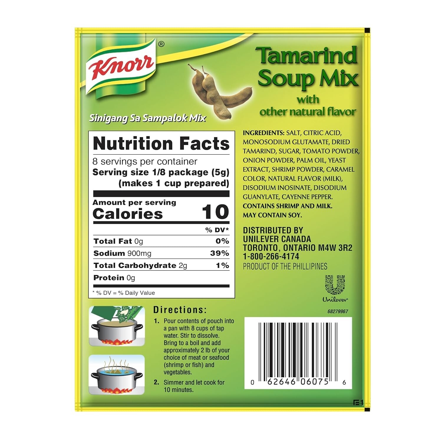 Knorr Sinigang sa Sampalok Mix Original 3 6 9 12 24 pack of 40g