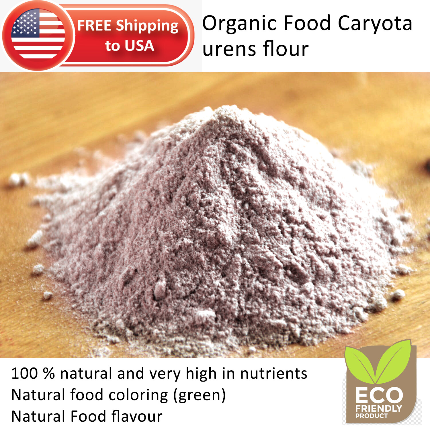 Ceylon Organic Caryota Urens Flour Dietary Kitul palm flour powder weight loss