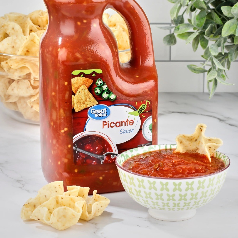 Mild Picante Sauce Medium Spicy Salsa Dip 70 oz Large Jar Mexican Homestyle