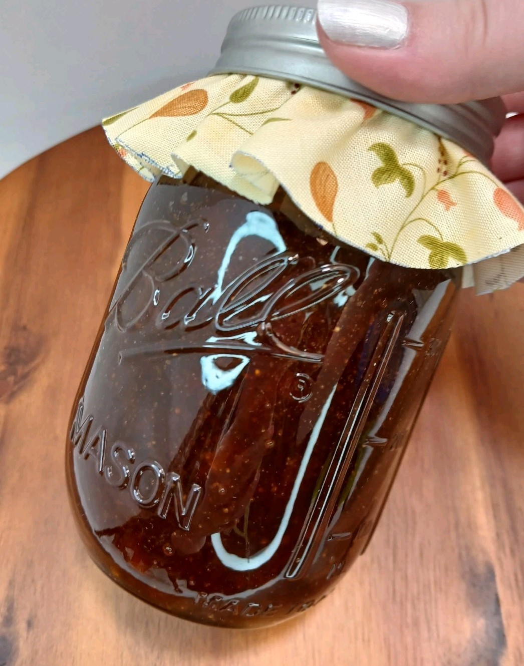 Homemade Mississippi Fig Jam Preserves 1 Pint 16oz Jar 7/25 See Pics