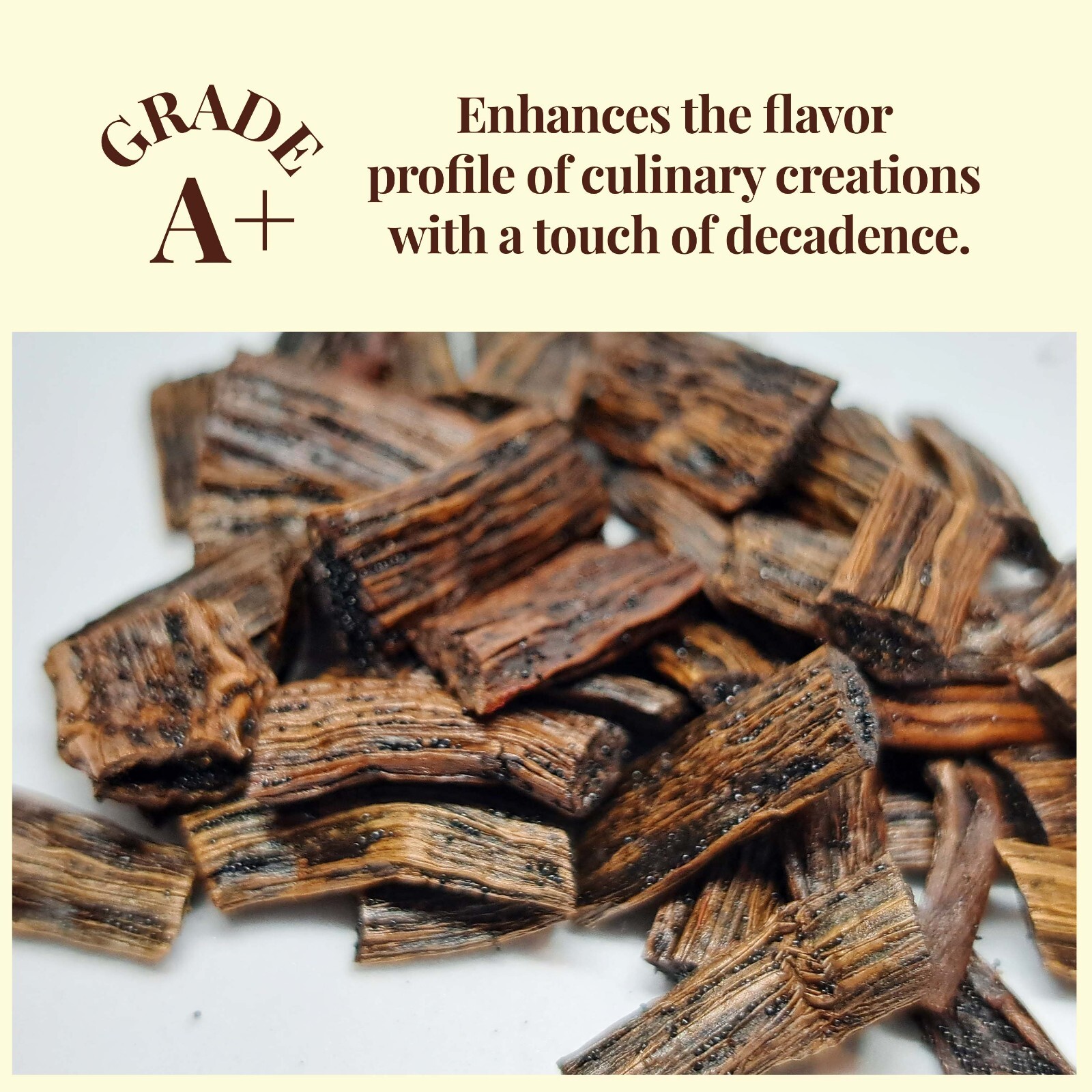Premium Vanilla Bean Cuts, Cut From Vanilla Beans, Prefect For Extract, 1 Pound