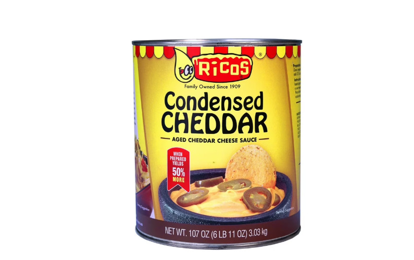 Ricos Condensed Cheddar Cheese Sauce 107 oz.