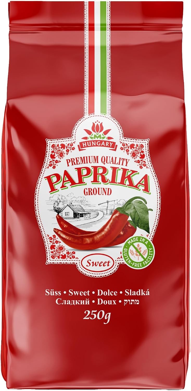 Hungarian Sweet Paprika (8.8oz/250g) Imported from Kalocsa, Hungary