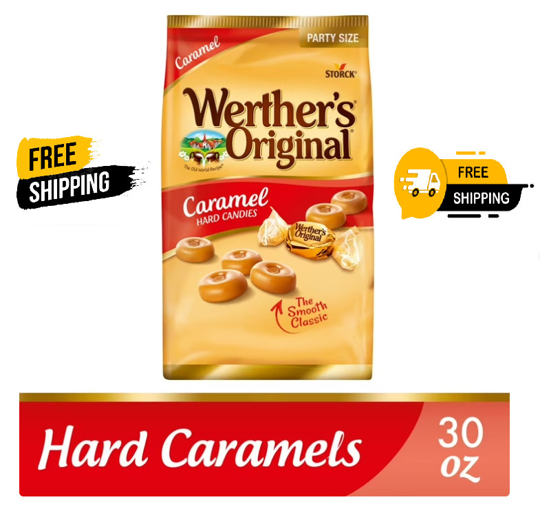 Werther’s Original Hard Caramel Candy, 30 oz
