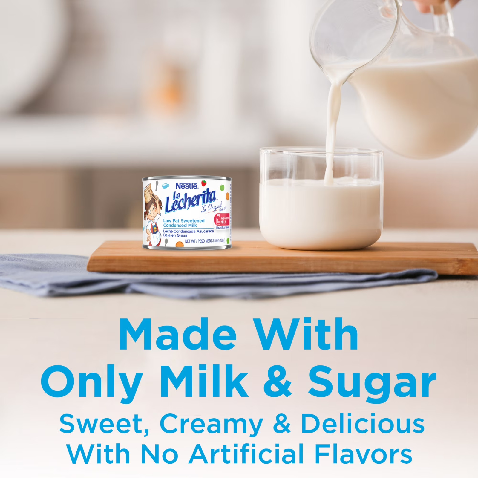 Nestle La Lecherita Low Fat Sweetened Condensed Milk for Valentine’s 3.5 oz,6pk