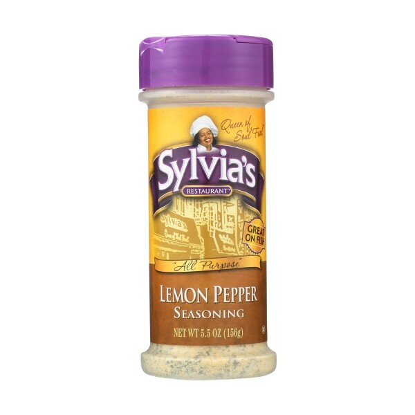 Sylvia’s Lemon Pepper Seasoning 5.5 oz (Pack of 3)