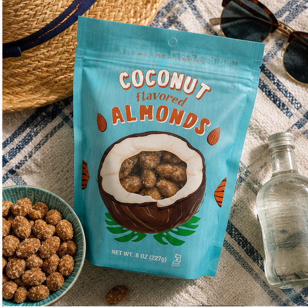 2-Pack Trader Joe’s Coconut Flavored Almonds 8 Oz (227g)