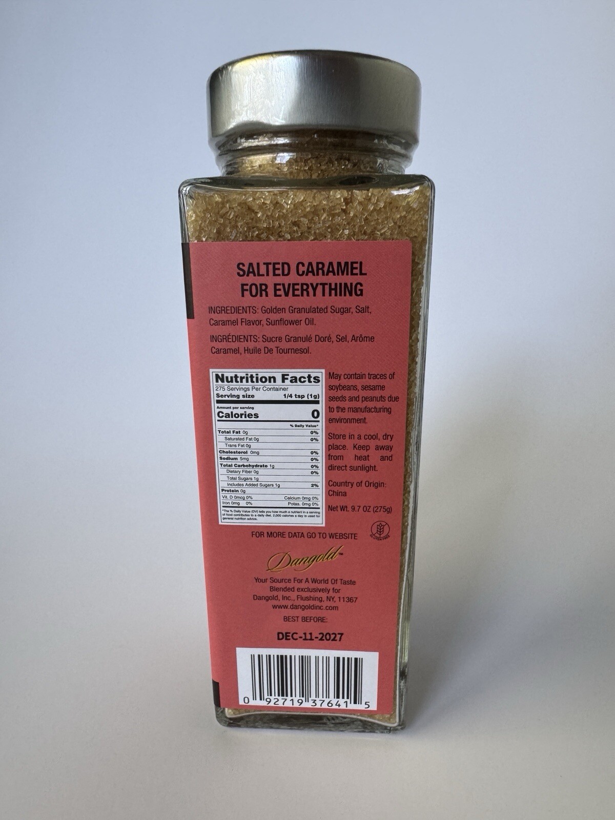 The Gourmet Collection Salted Caramel For Everything 9.7 Oz (275g) Dec-11-2027