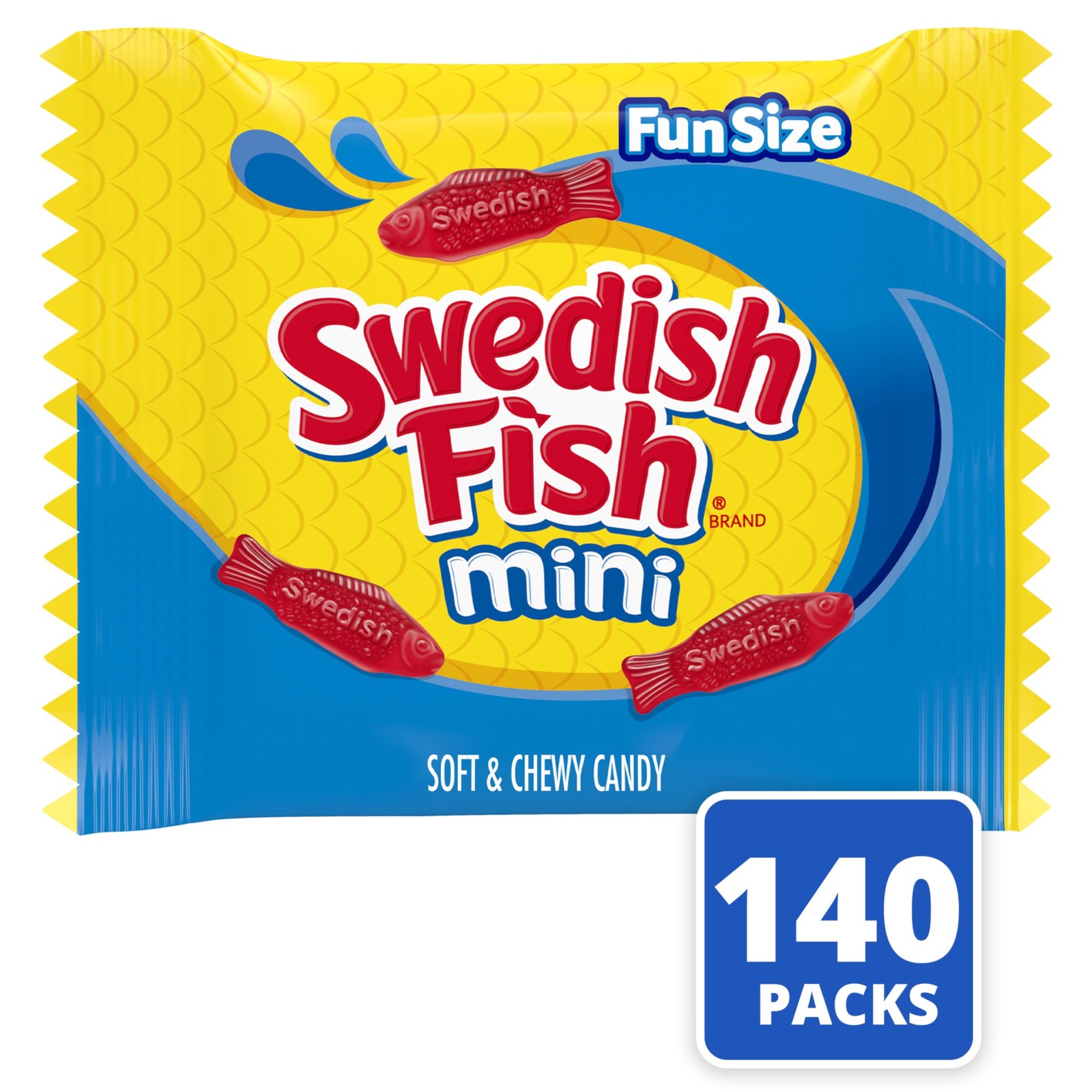 Gummy Candy Mini Soft Chewy Bulk 140 Snack Packs