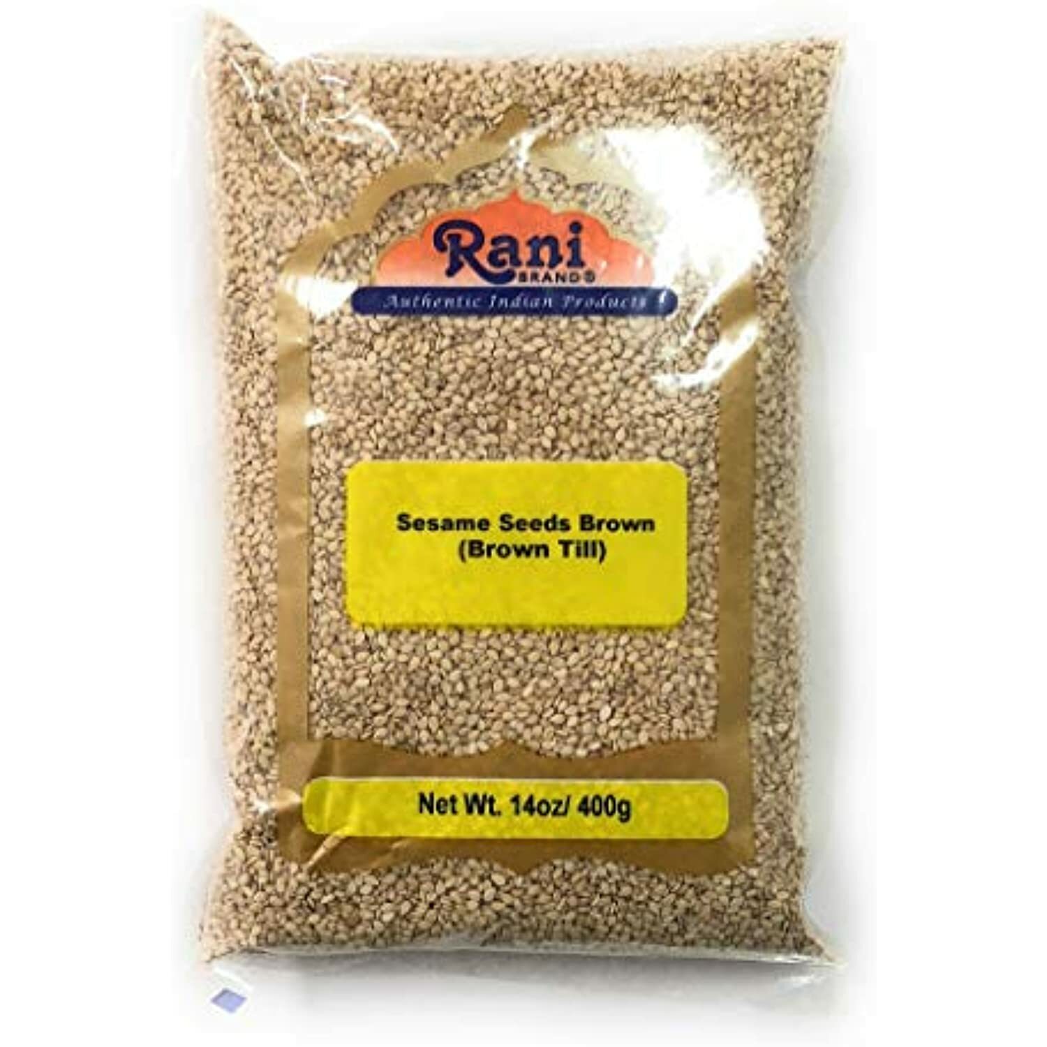 Rani Sesame Seeds Whole Brown, Raw (Till) 14oz (400gm)