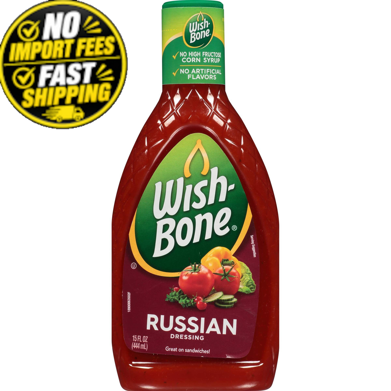 Wish-Bone Russian Salad Dressing, 15 FL OZ 15 Fl Oz (Pack of 1)